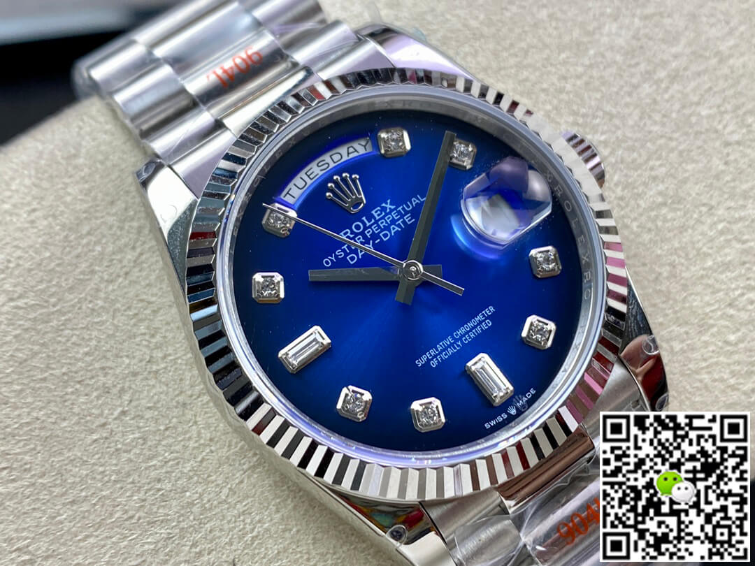 Rolex Day Date M128239-0023 36MM GM Factory Blue Dial