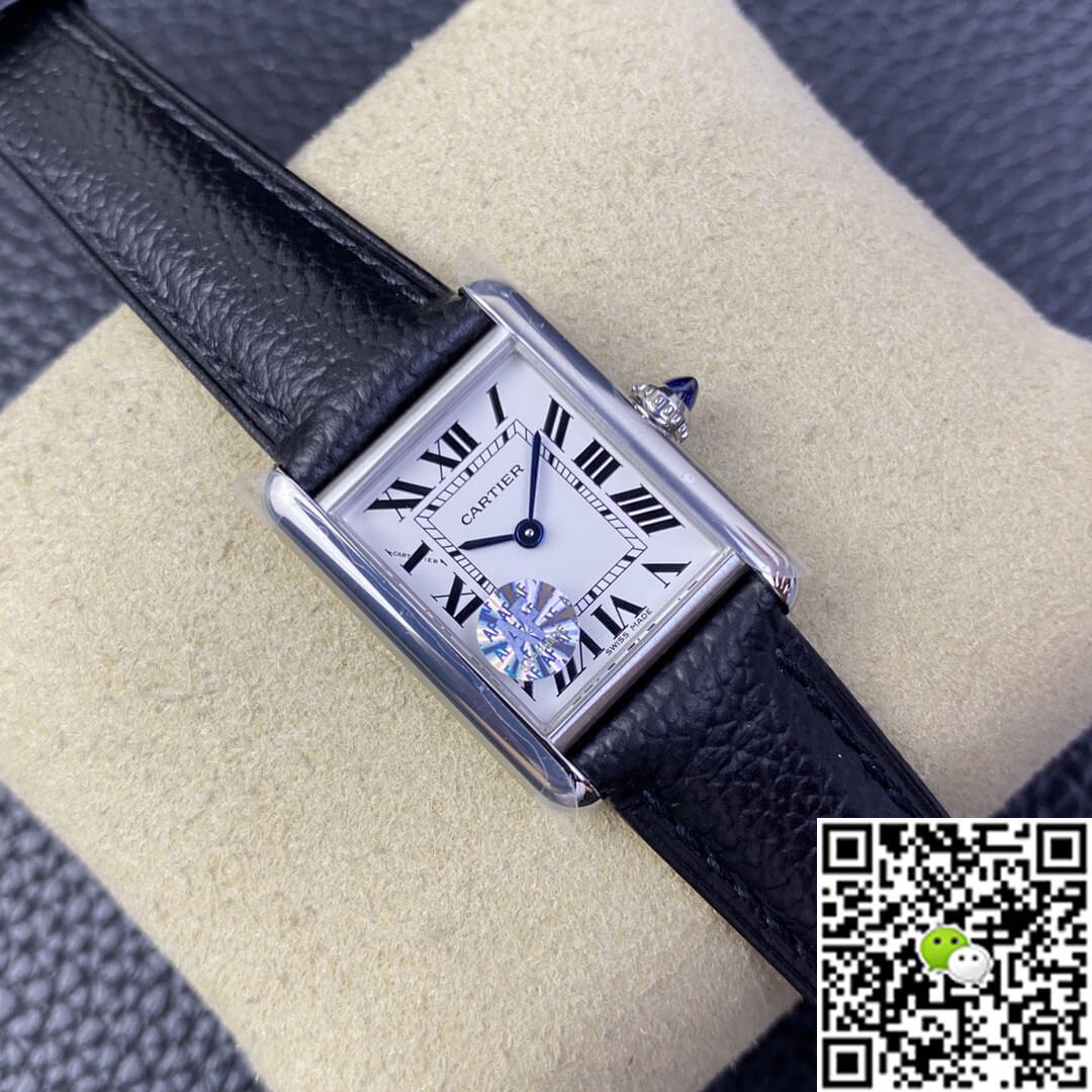 Cartier Tank WSTA0042 AF Factory Black Leather Strap