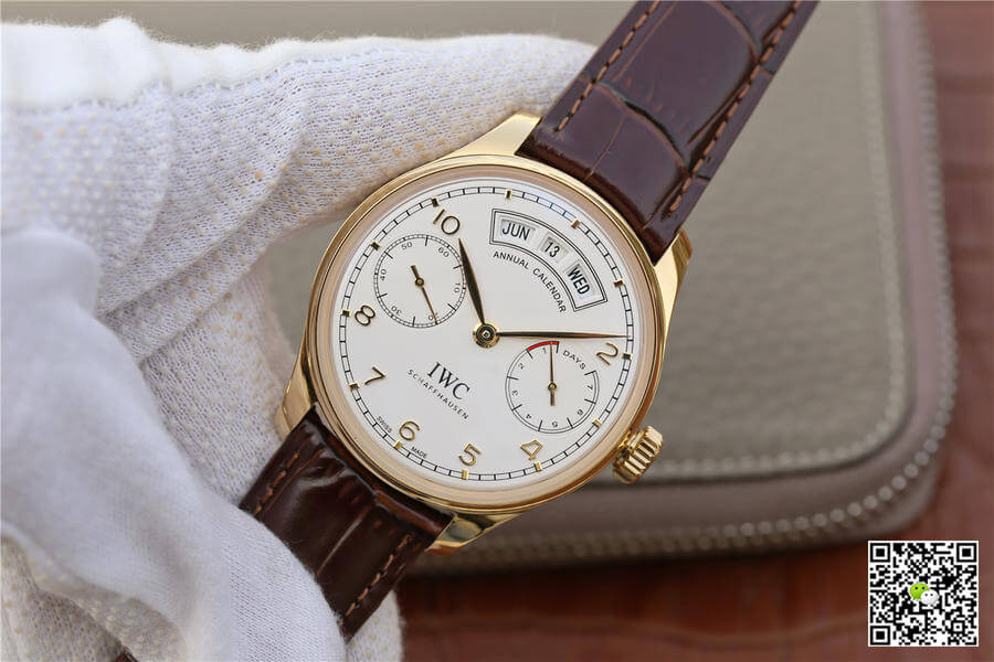 IWC Portugieser IW503502 YL Factory Gold Shell White Dial