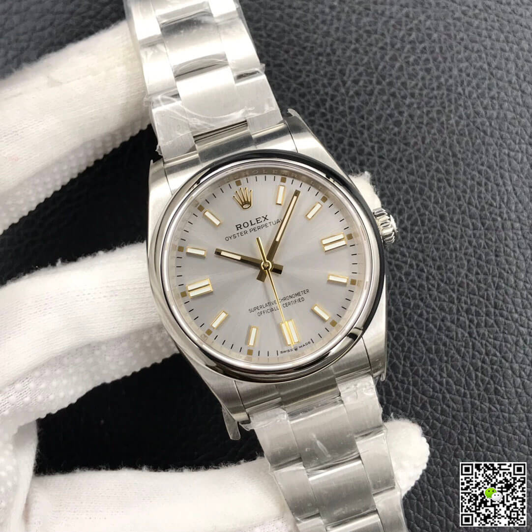 Rolex Oyster Perpetual M126000-0001 36MM EW Factory Silver Dial