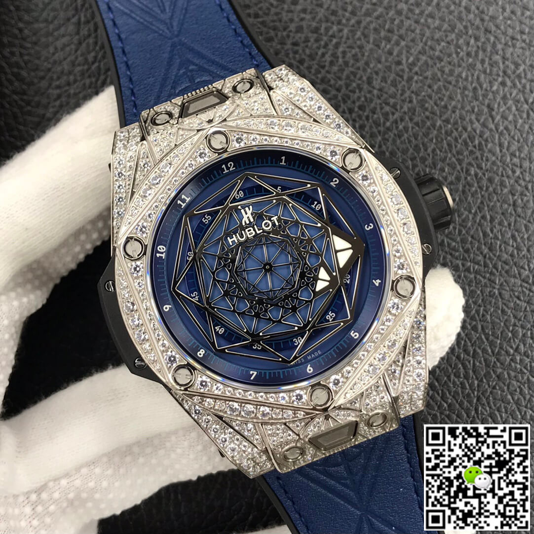 Hublot Big Bang WWF Factory Titanium Full Diamond Case