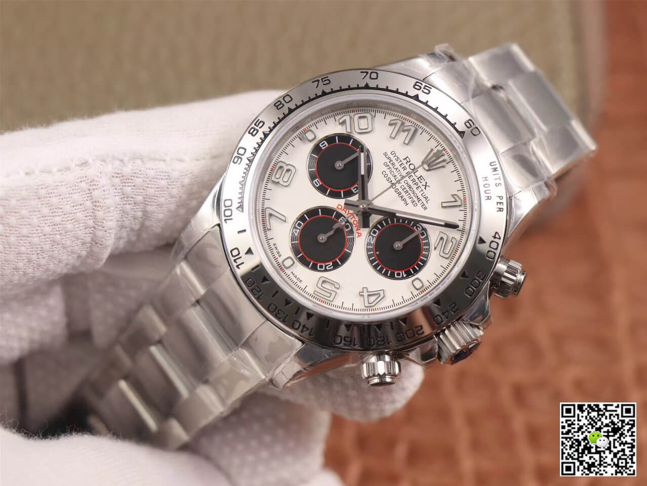 Rolex Daytona Cosmograph 116509 JH Factory White Dial