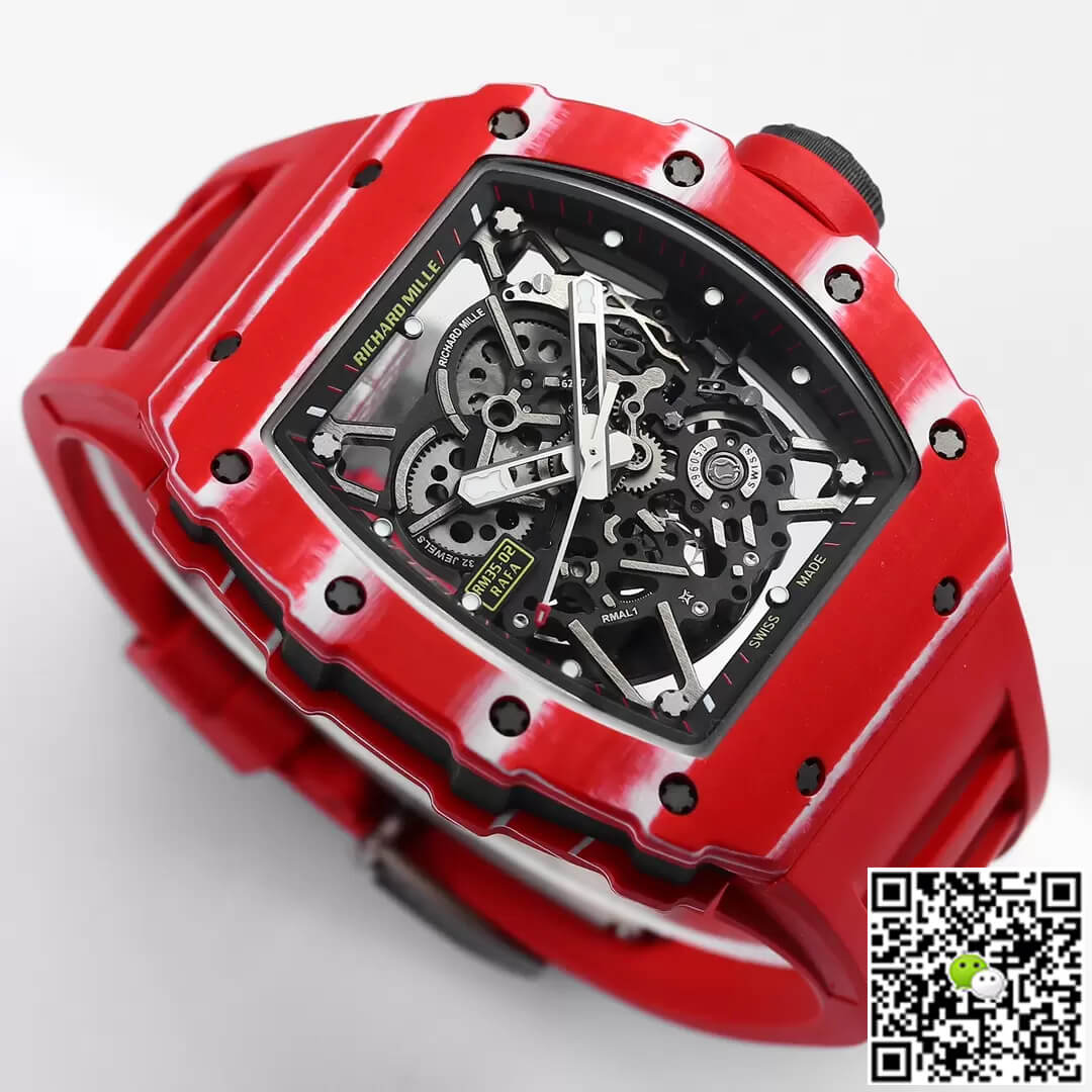 Richard Mille RM35-02 BBR Factory Red Carbon Fiber Case