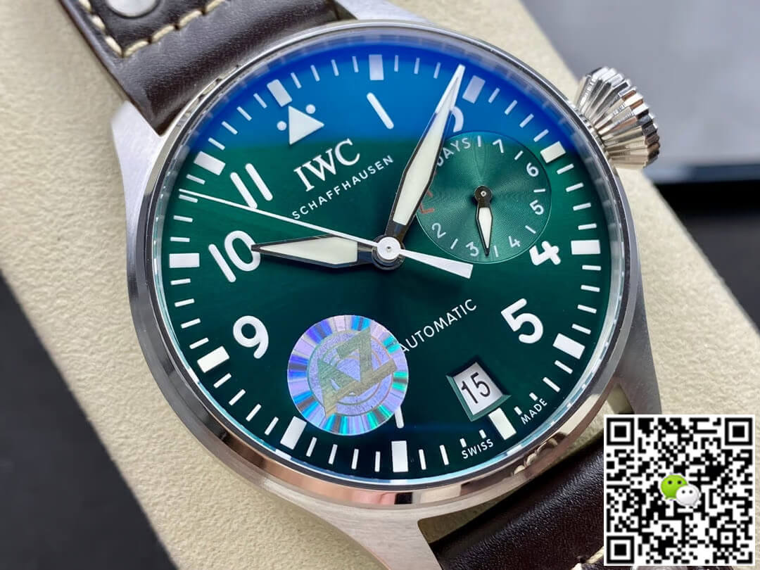 IWC Pilot IW501015 AZ Factory Green Dial