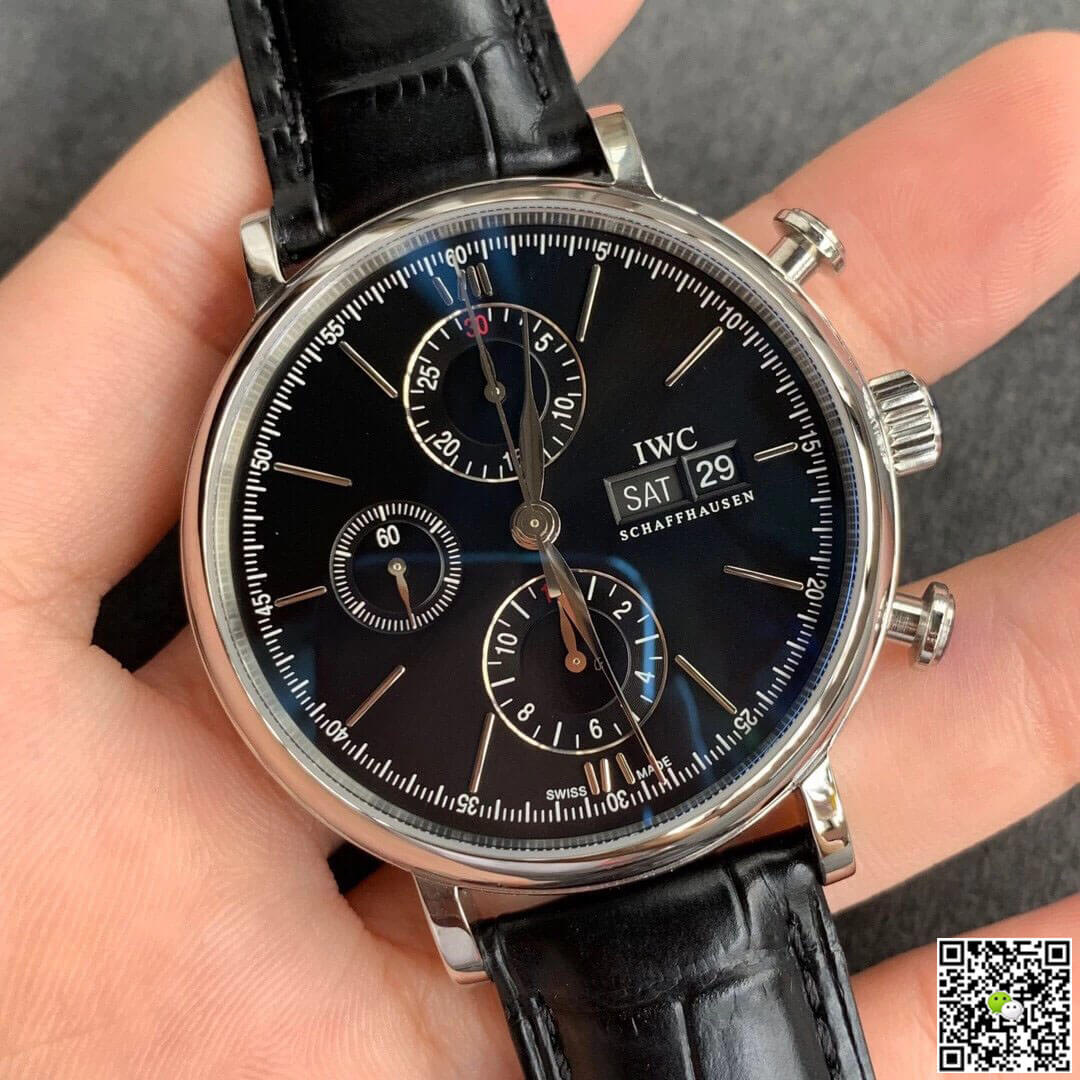 IWC Portofino IW391008 ZF Factory Stainless Steel Black Dial
