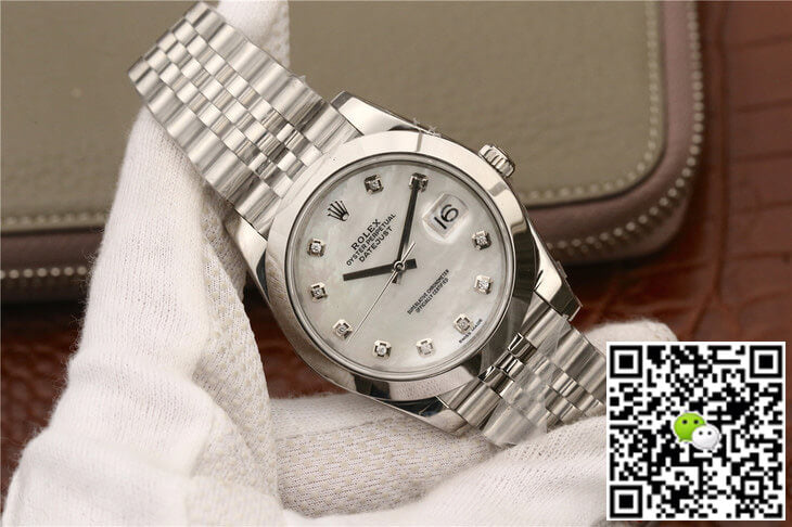 Rolex Datejust M126300 EW Factory Diamond-set Dial