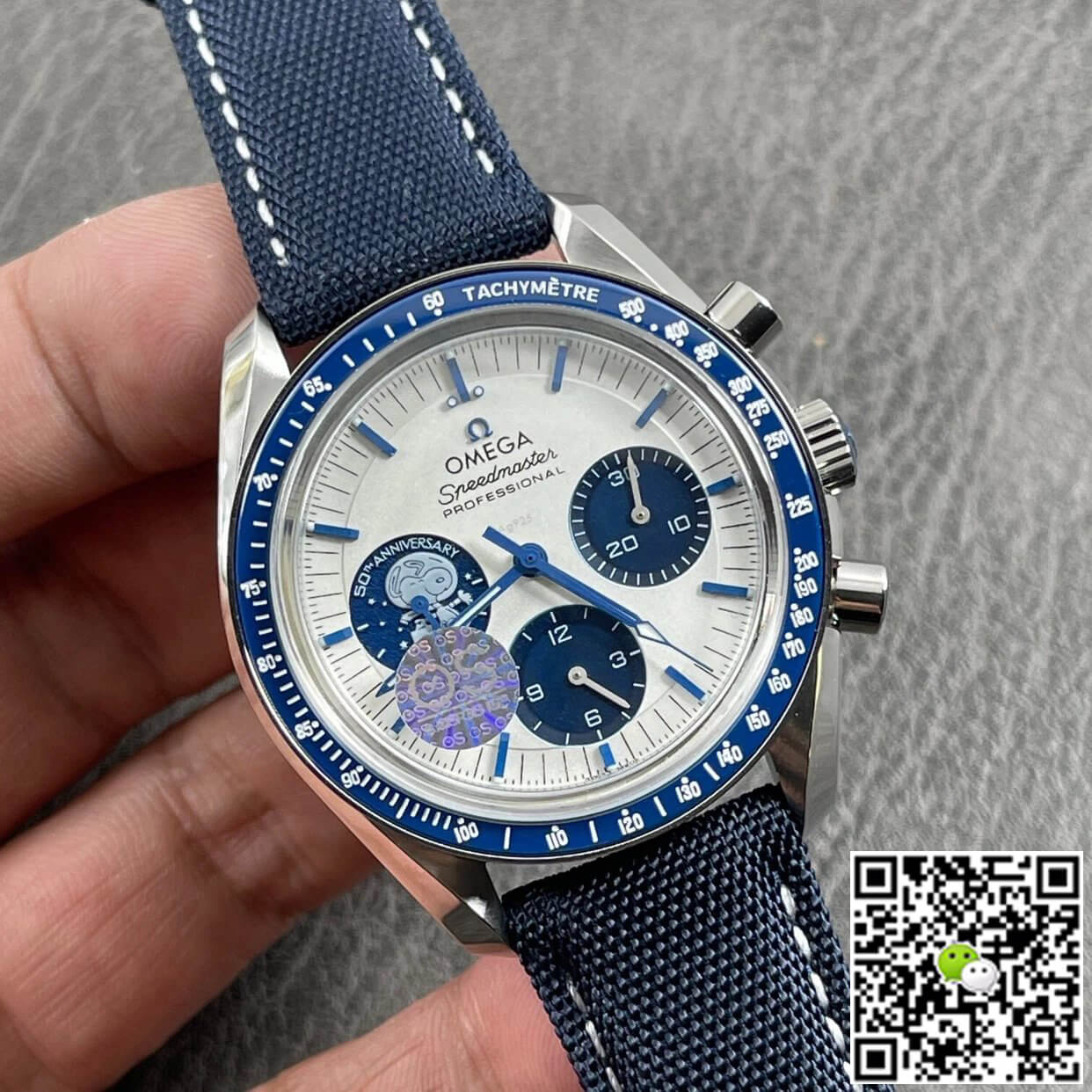 Omega Speedmaster 310.32.42.50.02.001 OS Factory Blue Ceramic Bezel