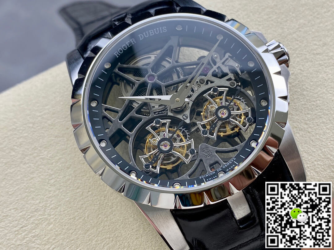 Roger Dubuis Excalibur RDDBEX0396 YS Factory Double Tourbillon Dial