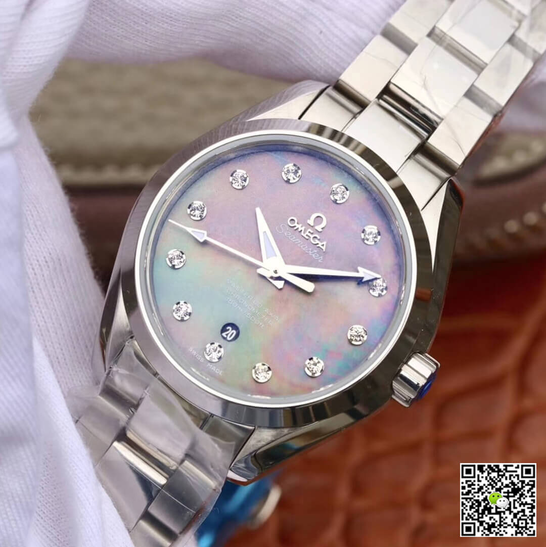Omega Seamaster 231.10.34.20.57.001 Aqua Terra 150M 3S Factory Mother-Of-Pearl Dial