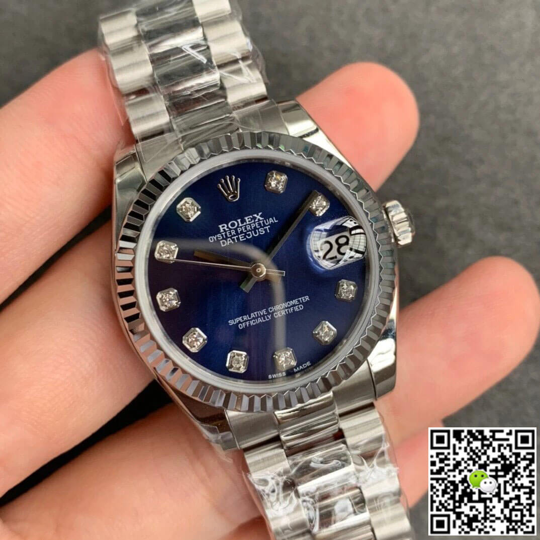 Rolex Datejust 31MM GS Factory Blue Dial