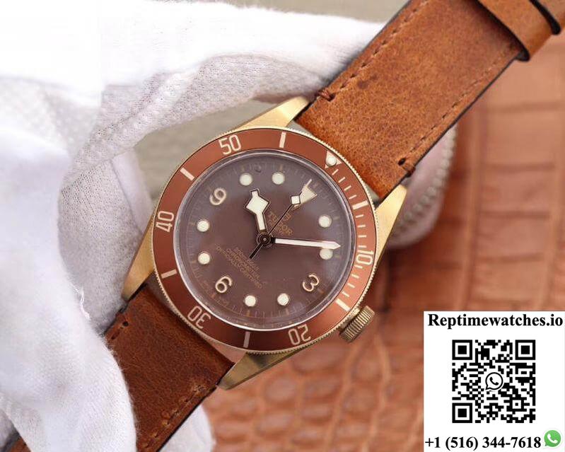 Tudor Heritage Black Bay Bronze 79250B Xf Factory Brown Dial-Rep Time Watches