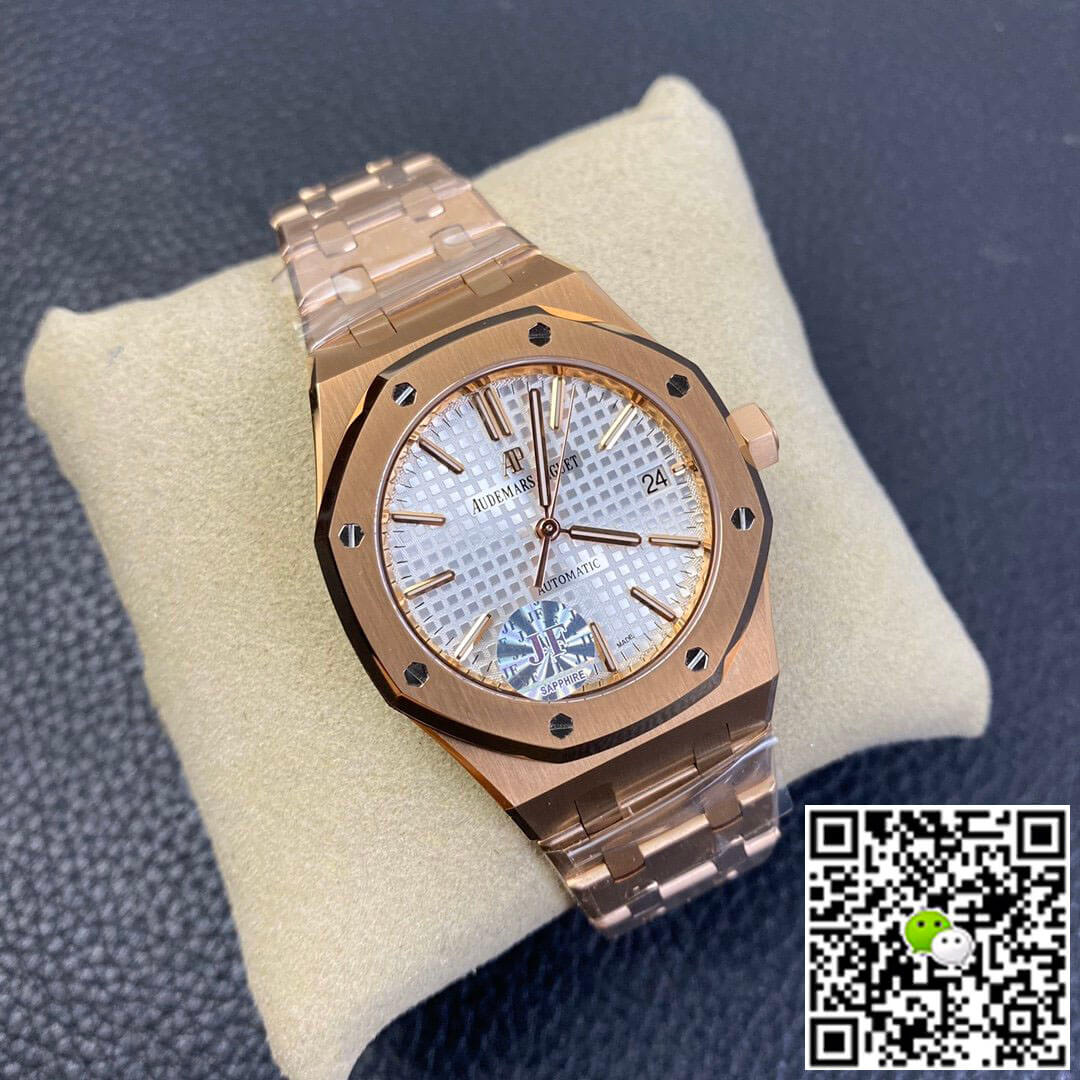 Audemars Piguet Royal Oak 15450OR.OO.1256OR.01 JF Factory Silver Dial