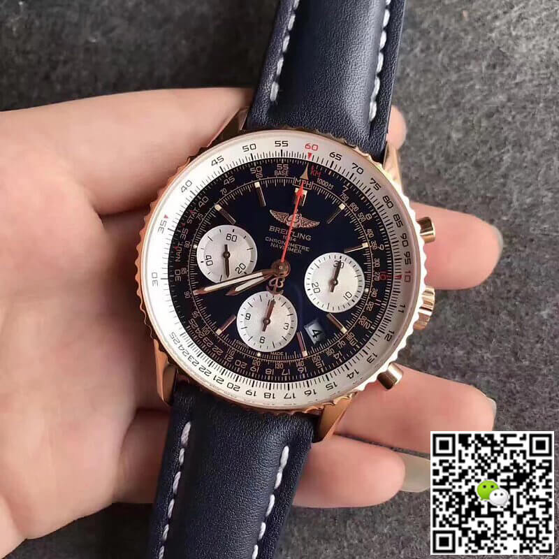 Breitling Navitimer 01 RB012012 JF Factory Blue Strap
