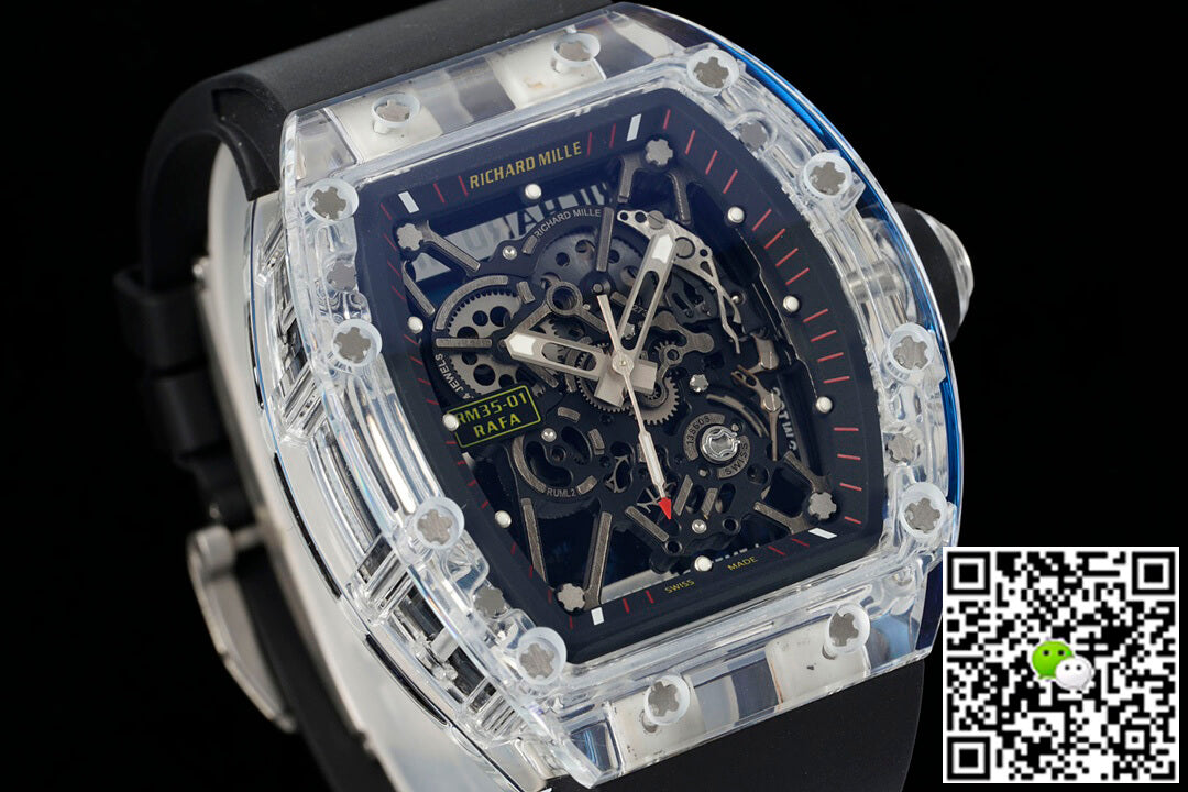 Richard Mille RM35-01 RM Factory Black Rubber Strap