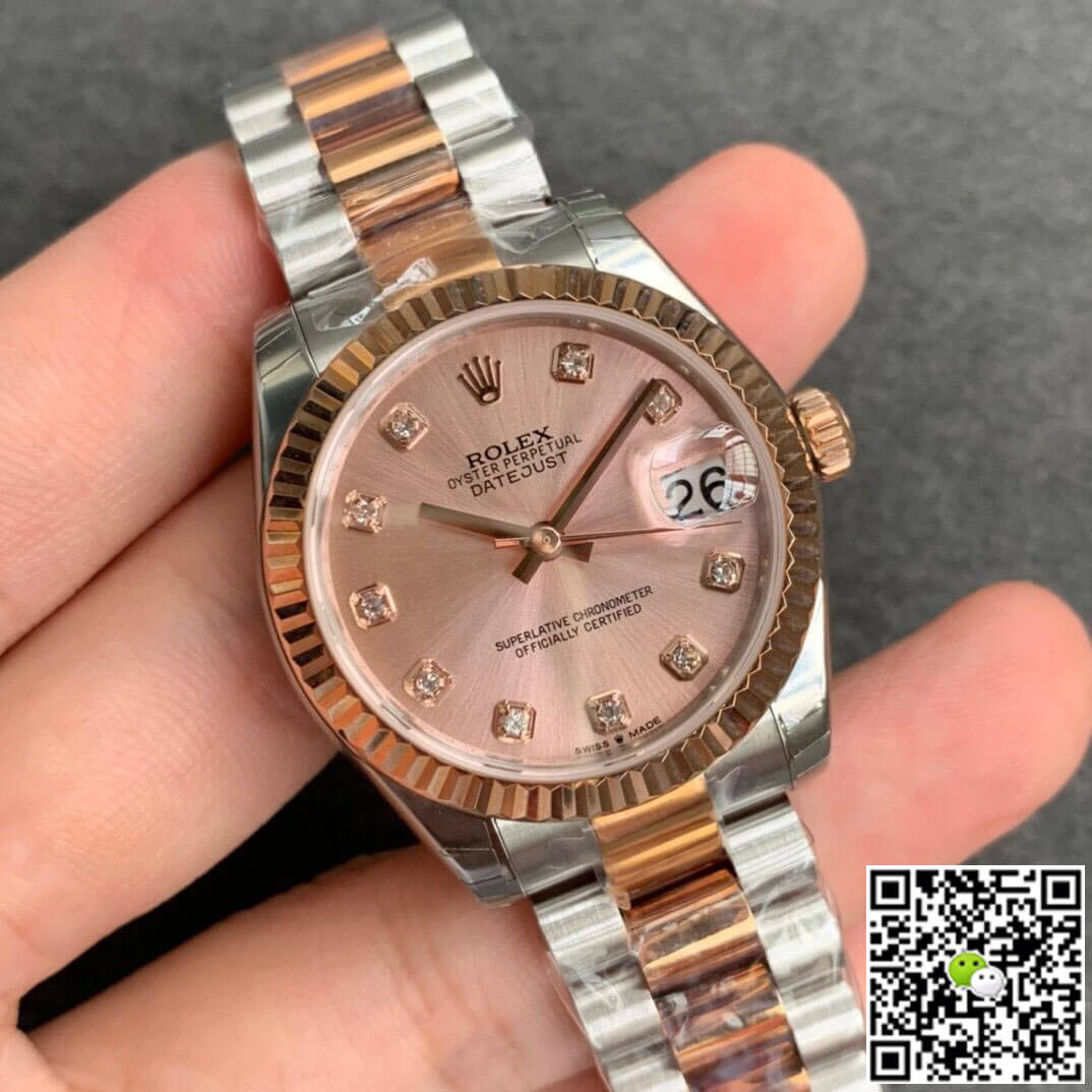 Rolex Datejust M278271-0023 GS Factory Rose Gold