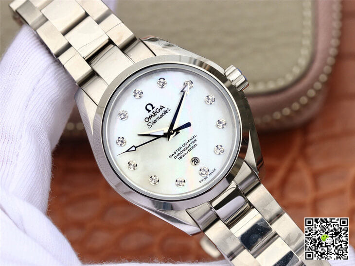 Omega Seamaster 231.10.34.20.55.002 Aqua Terra 150M 3S Factory Diamond Dial