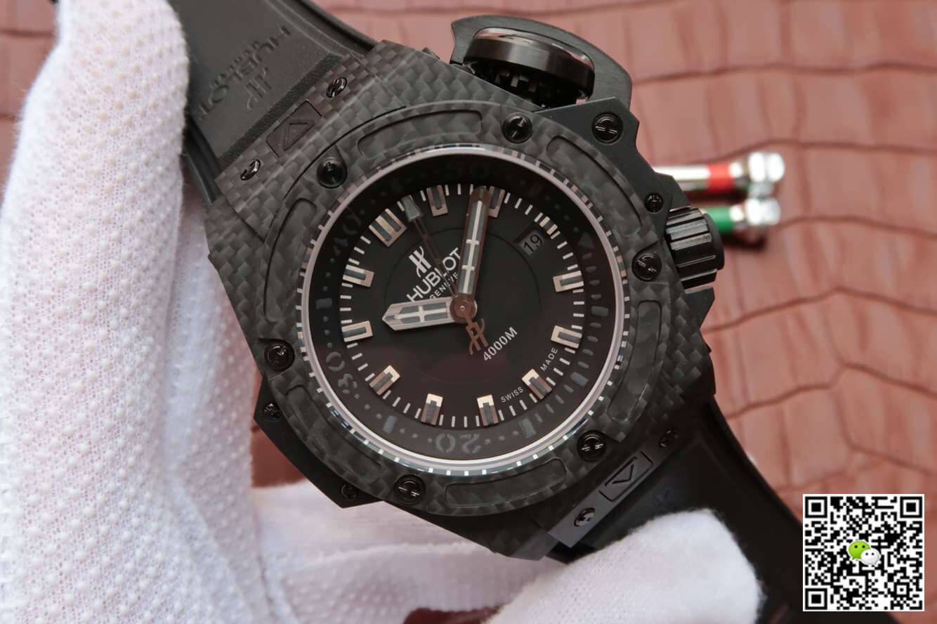 Hublot King Power Oceanographic 4000M 731.QX.1140.RX V6 Factory Forged Carbon Fiber