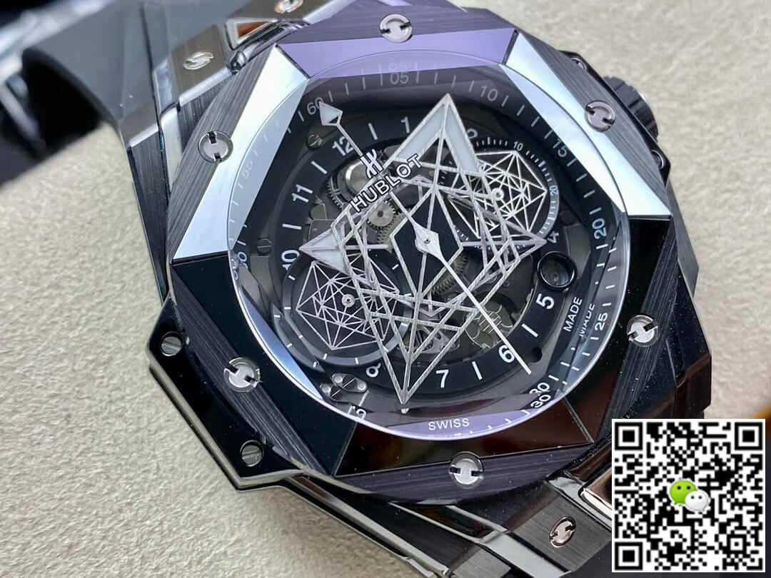 Hublot Big Bang Sang Bleu II 418.CX.1114.RX.MXM20 BB Factory Black Ceramics