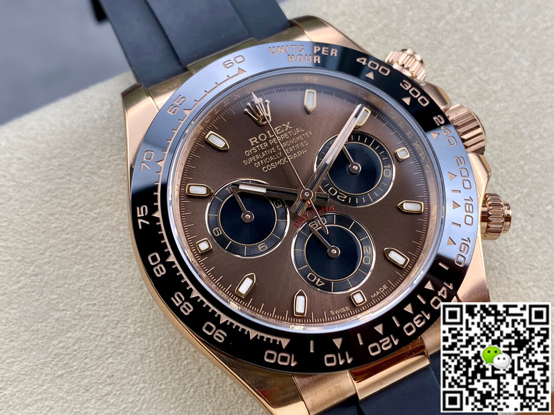 Rolex Cosmograph Daytona M116515LN-0041 Clean Factory Rubber Strap