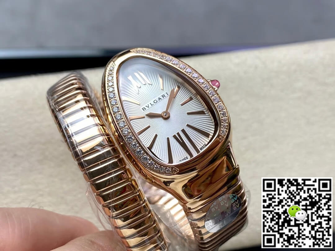 Bvlgari Serpenti 103003 BV Factory Silvery White Dial