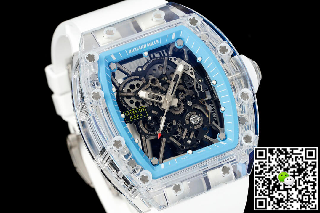 Richard Mille RM35-01 RM Factory White Rubber Strap