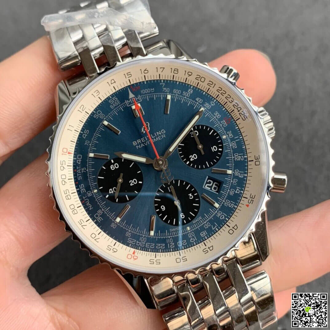 Breitling Navitimer 1 B01 AB0121211C1A1 GF Factory Blue Dial