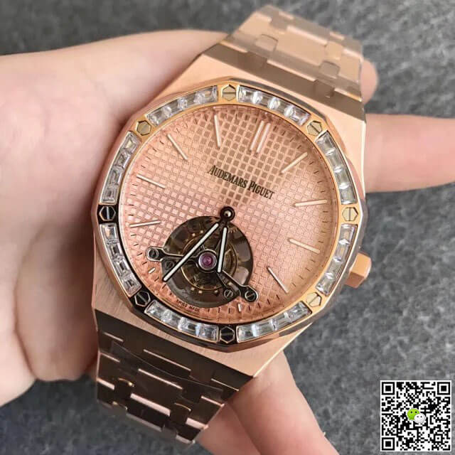 Audemars Piguet Royal Oak Tourbillon Extra Thin 26514OR.ZZ.1220OR.01 R8 Factory Diamond Bezel