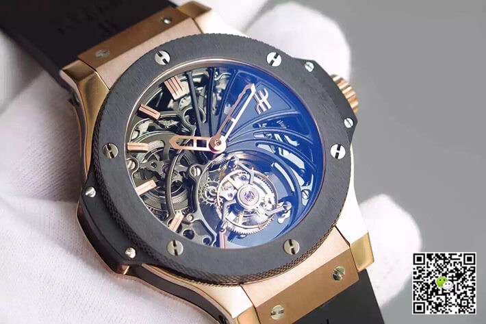 Hublot Big Bang Hollow Tourbillon Skeleton Dial