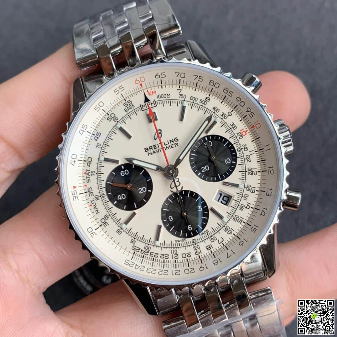 Breitling Navitimer 1 B01 AB0121211G1A1 GF Factory Silver Dial