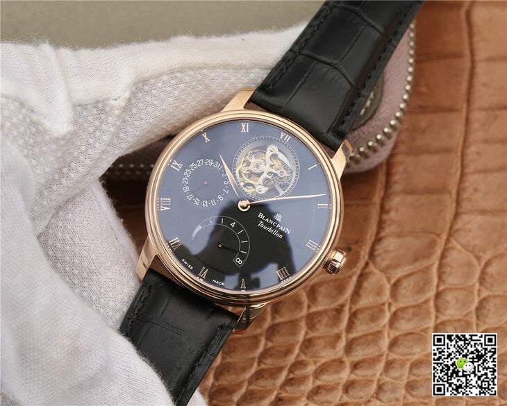 Blancpain Villeret 6025-3642-55B JB Factory Black Dial