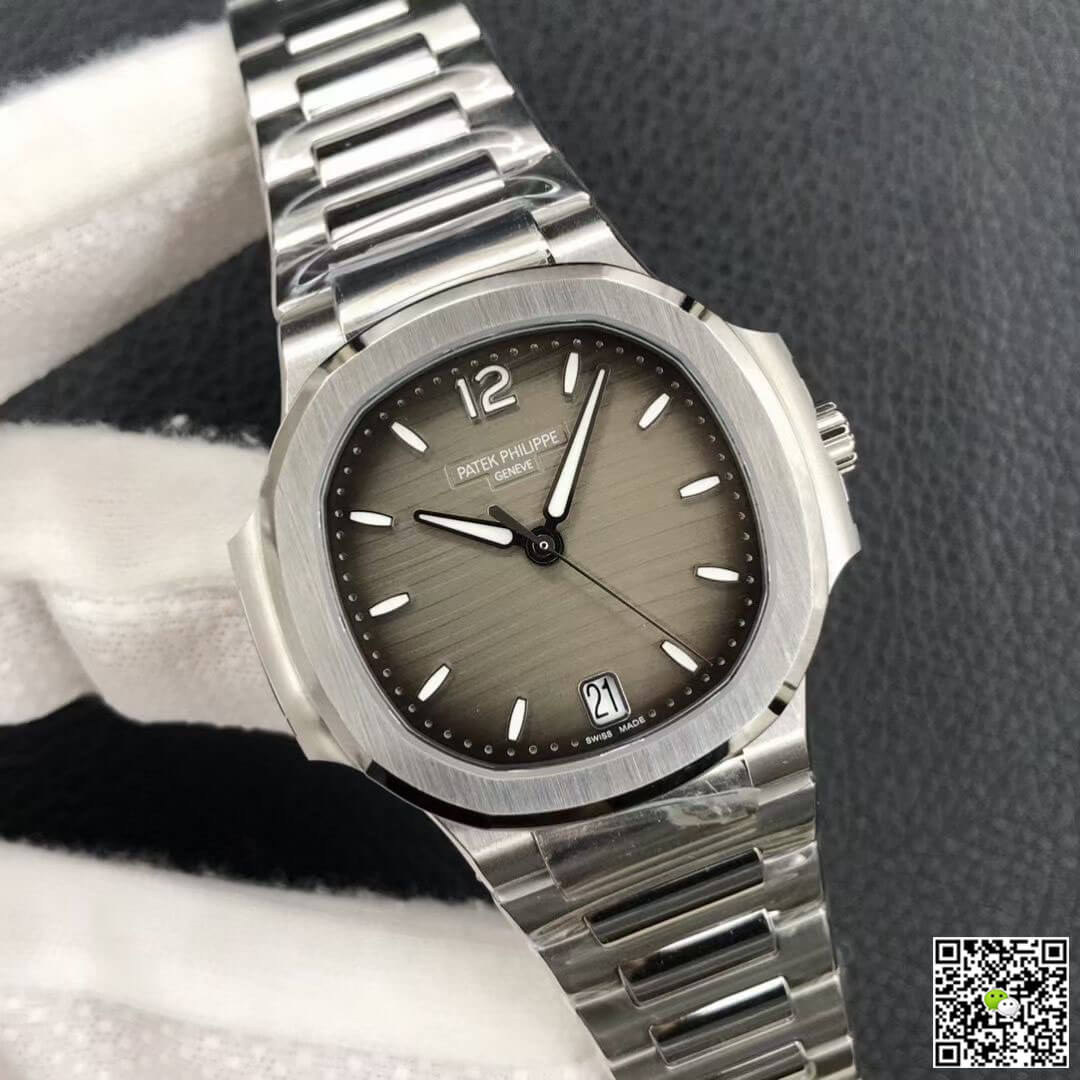 Patek Philippe Nautilus Ladies 7118/1A-011 3K Factory Grey Dial
