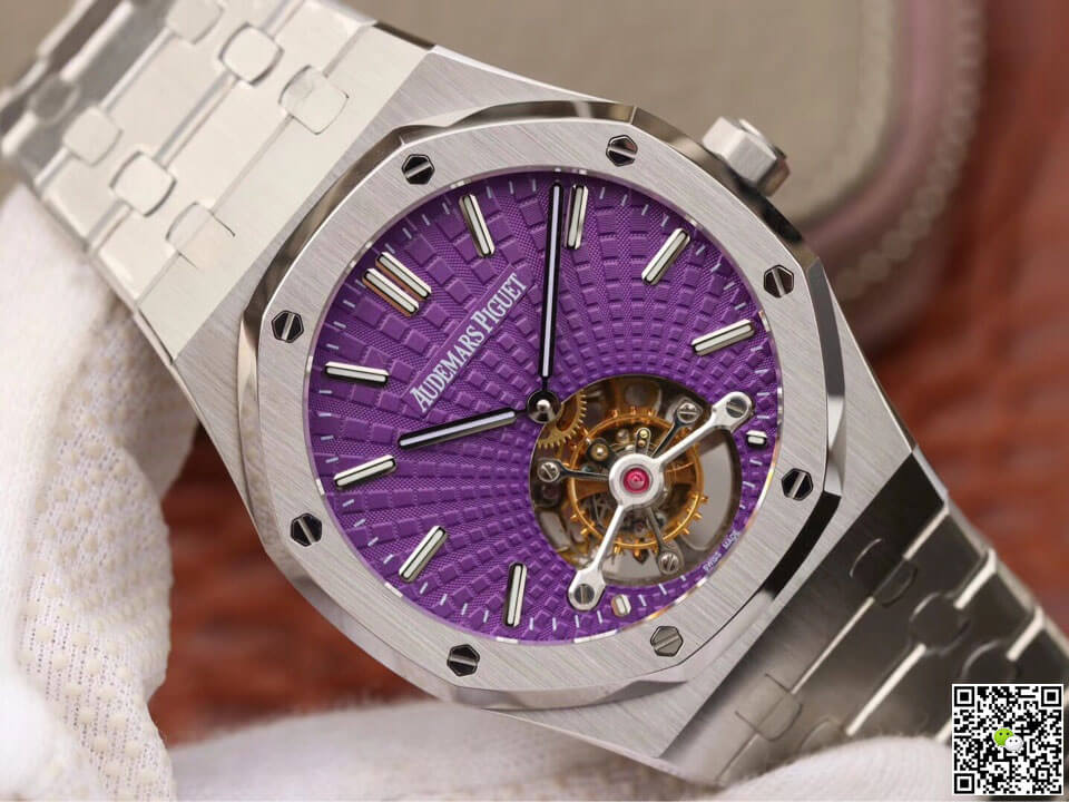 Audemars Piguet Royal Oak Tourbillon 26522ST.OO.1220ST.01 JF Factory Purple Dial