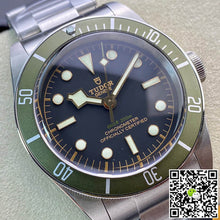 Tudor Heritage Black Bay Green Harrods Special Edition 79230G ZF Factory Black Dial