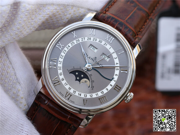 Blancpain Villeret 6654-1113-55B OM Factory V2 Grey Dial