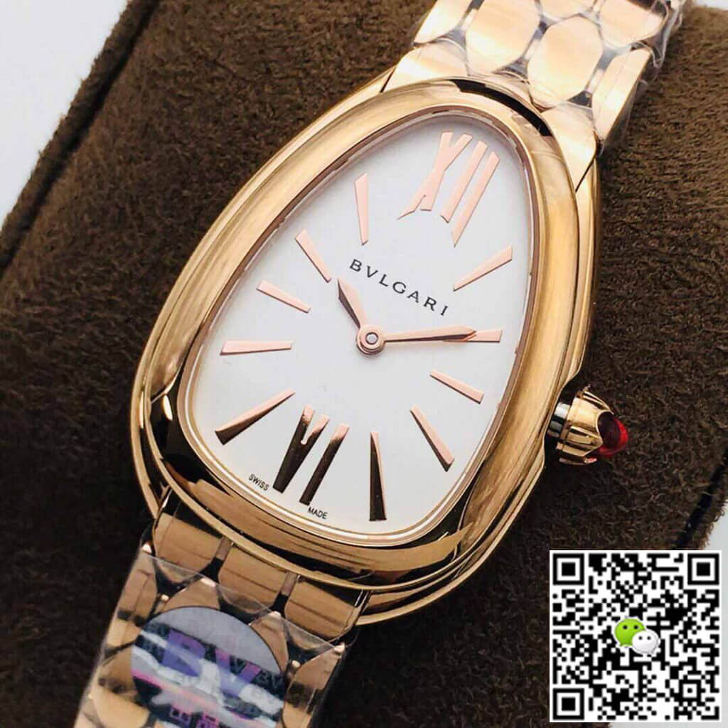 Bvlgari Serpenti 103145 BV Factory Rose Gold White Dial
