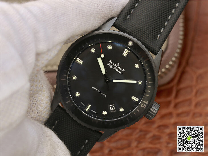Blancpain Fifty Fathoms Bathyscaphe 5000-0130-B52-B GF Factory Black Ceramic