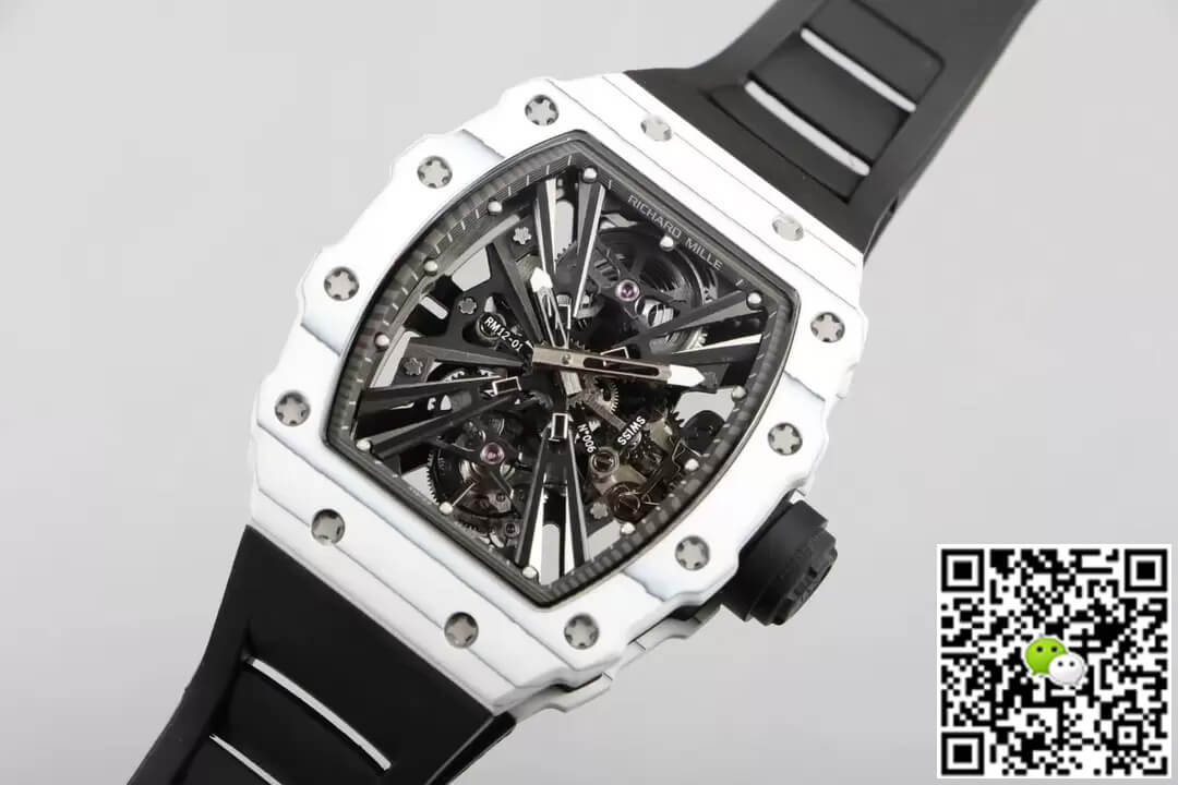 Richard Mille RM12-01 Tourbillon RM Factory Black Rubber Strap