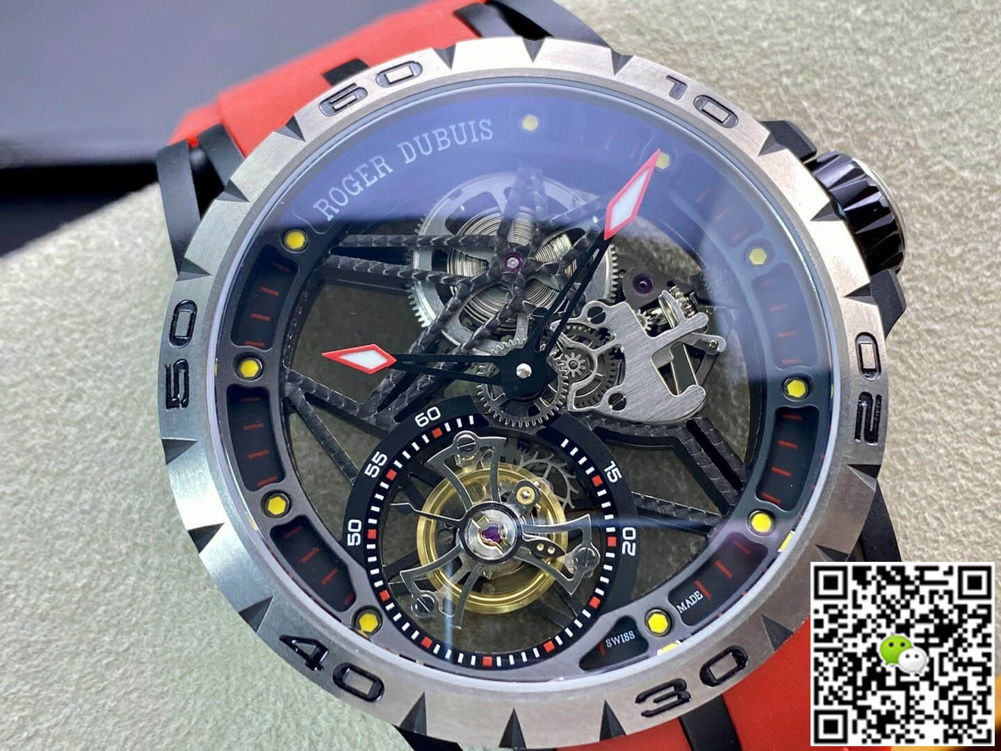 Roger Dubuis Excalibur RDDBEX0549 BBR Factory Tourbillon Titanium Case