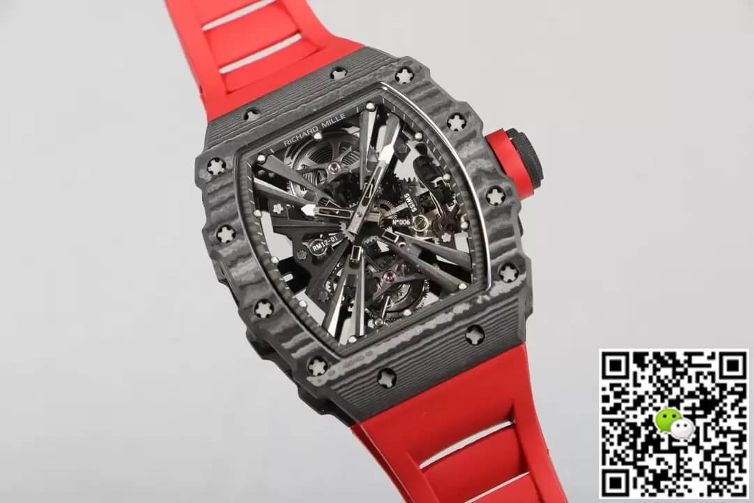 Richard Mille RM12-01 Tourbillon RM Factory Carbon Fiber Skeleton Dial