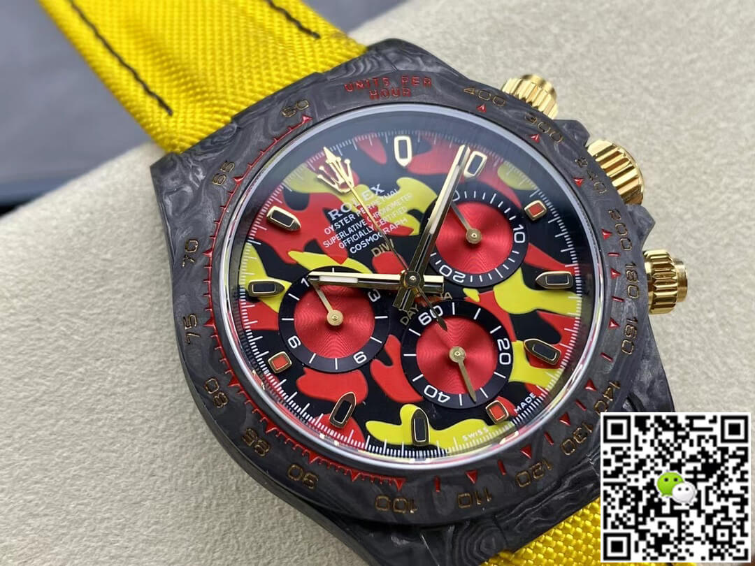 Rolex Daytona Cosmograph Diw Custom Version Noob Factory Yellow Strap
