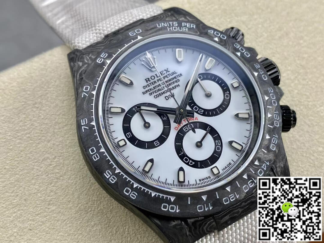 Rolex Daytona Cosmograph Diw Custom Version Noob Factory White Dial