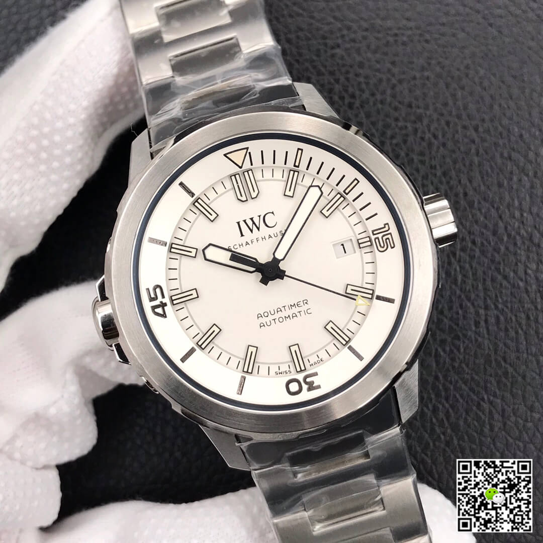 IWC Aquatimer IW329004 V6 Factory Silver White Dial