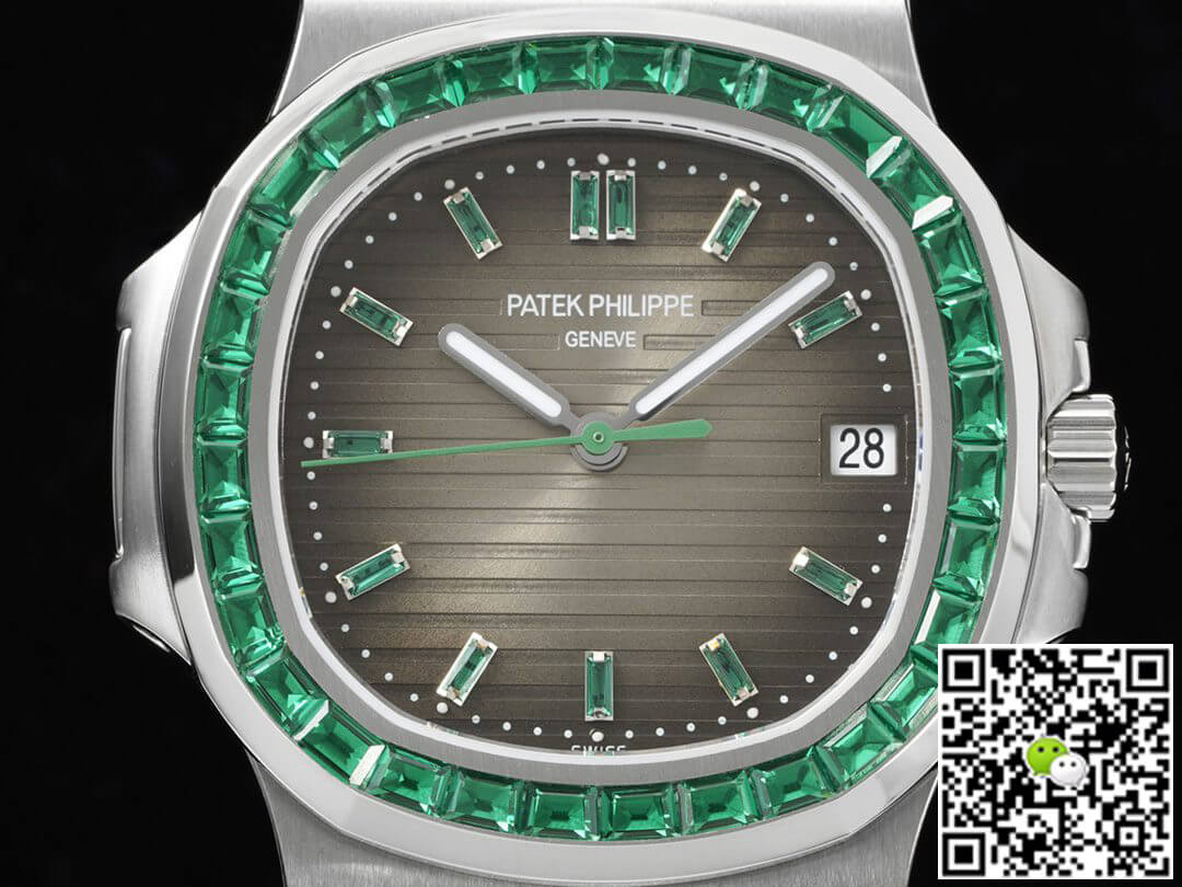 Patek Philippe Nautilus 5711 GR Factory Green Diamond Bezel