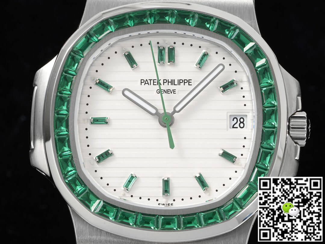 Patek Philippe Nautilus 5711 GR Factory Diamond-Set White Dial