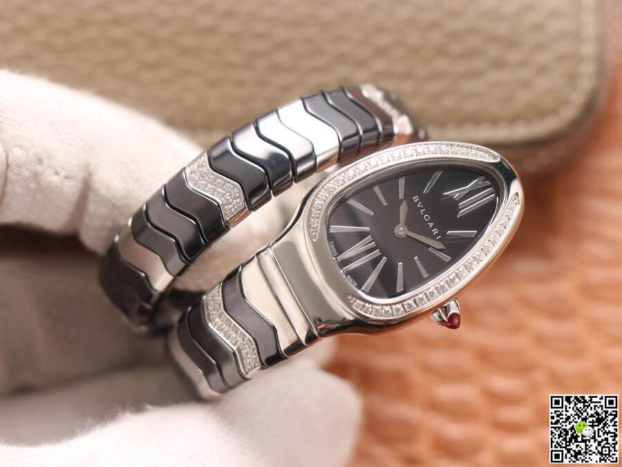 Bvlgari Serpenti 102129 BV Factory Black Dial