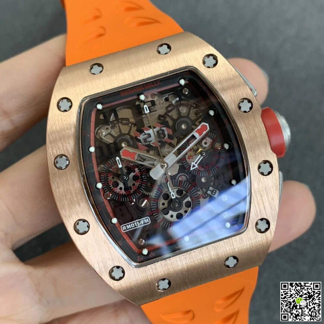 Richard Mille RM011 KV Factory Rose Gold