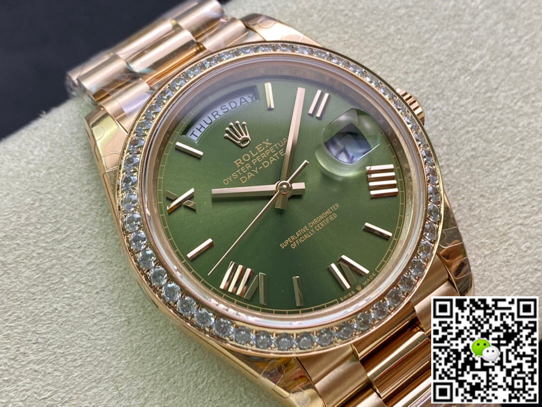 Rolex Day Date M228345RBR-0011 EW Factory Rose Gold