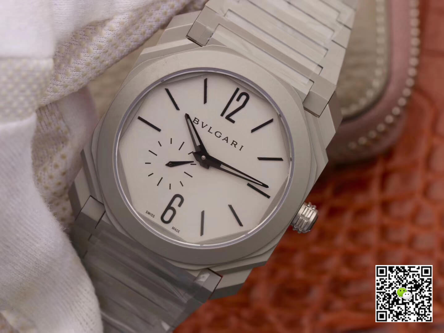 Bvlgari Octo Finissimo 103011 BV Factory Silver Gray Dial