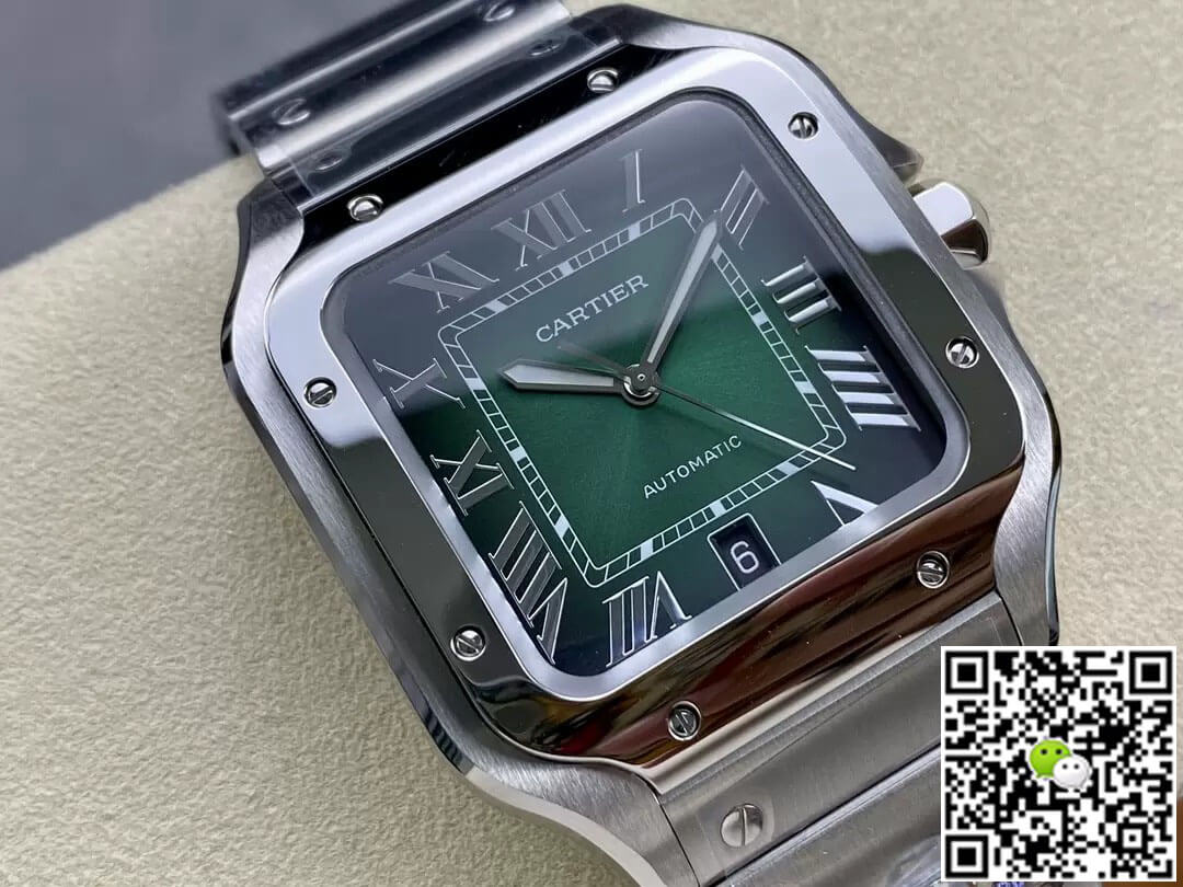 Cartier De Santos WSSA0062 BV Factory Green Dial