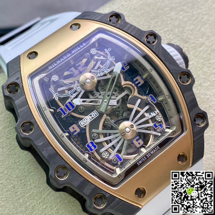 Richard Mille RM21-01 RM Factory Tourbillon Carbon Fiber Bezel